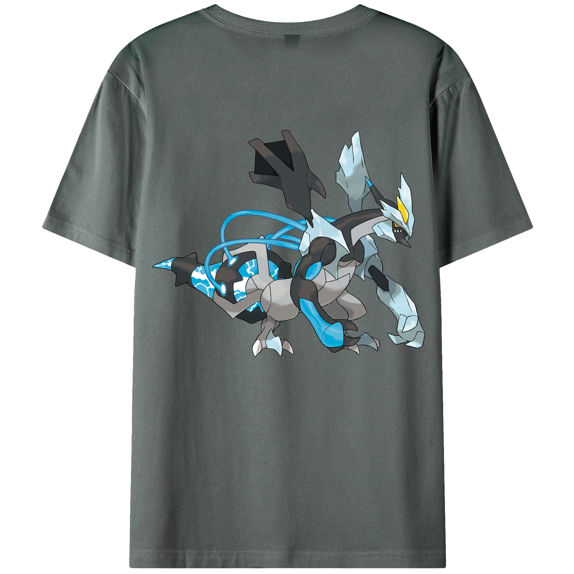 （画像用） ポケットモンスター Pokémon 綿100％ メンズ半袖Tシャツ（バックプリント） 通気性
